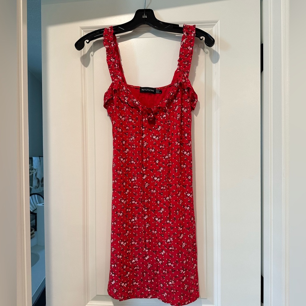 PrettyLittleThing Red Dress